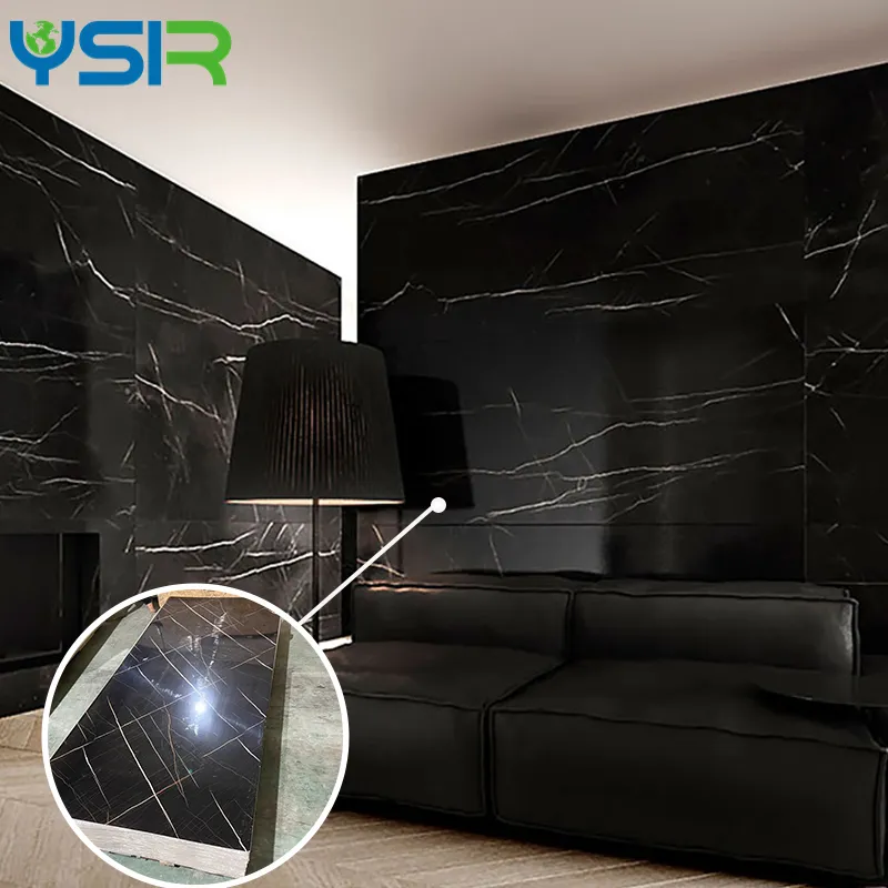 2mm/3mm 4*8 1220*2440mm Interior Decorative Pvc Uv Marble Sheet Board pvc marble sheet glossy