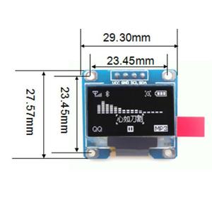 Lonten Gelb-Blau Doppel farbe Weiß 128 X64 OLED LCD LED-Anzeige modul Für Arduino 0,96 "I2C IIC Communicate