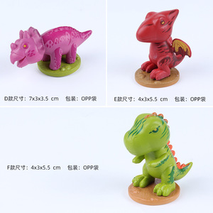 批发创意礼品卡通迷你可爱恐龙模型桌摆件动头恐龙玩具 - Product Image 3