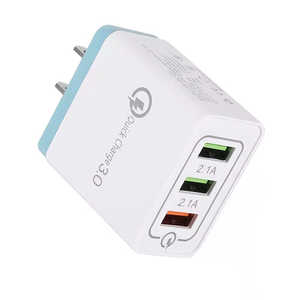 15w טעינה קיר תקע 15w מטען USB qc3.0 3 מטען הצמד טעינה מהירה עבור מטען USB טלפון חכם