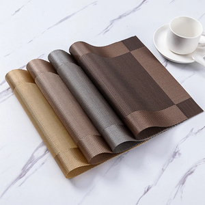 Pvc餐垫双框斜框欧式桌垫防水防滑隔热垫板垫杯垫 - Product Image 1