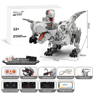 2.4G RC Dinsour elektrische Bauklötze Modell-Spielzeug APP Fernsteuerung Programmierung STEAM Tyrannosaurier Bauklötze Spielzeug-Set - Product Image 6