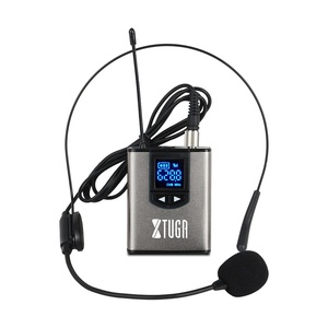 Bán Buôn Uống Kim Loại Ve Áo Tai Nghe Không Dây Uhf Hidden Microphone Hệ Thống - Product Image 2