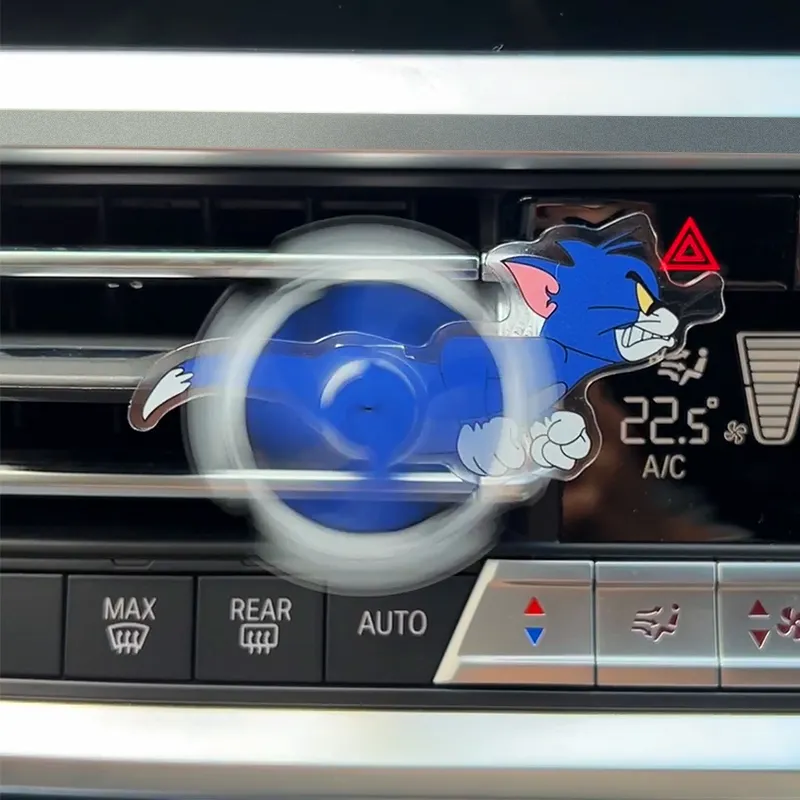 Karikatur auto-aromatherapie klimaanlage auslass dekoration ornamente auto innenraum maus und katze entlüftung duftendes auto-parfüm