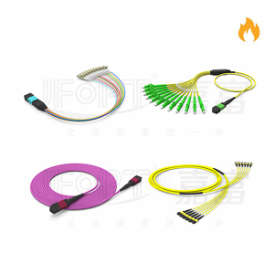 <strong>Data</strong> Center Cabling Multi Core Jumper MPO MTP Fiber Optic Patch Cords LC SC <strong>FC</strong> ST APC Jumper Cable for 4G 3G GSM GPRS <strong>Networks</strong> - Product Image 1