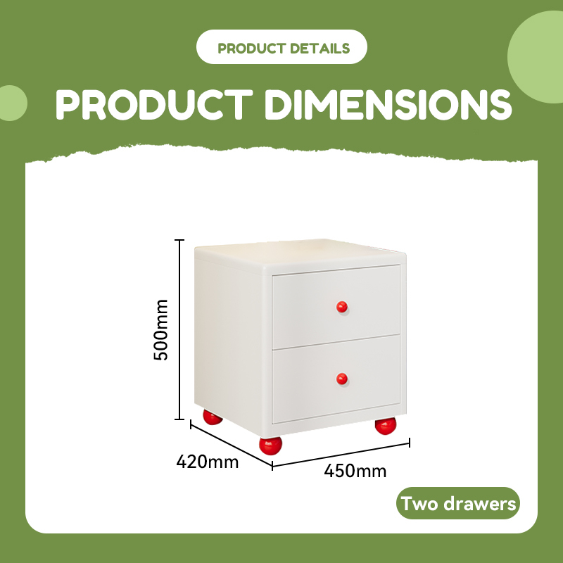 White two-drawer version