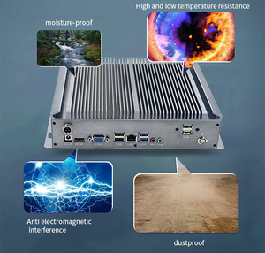 Aluminum Mini Industrial PC J4125 I3 4GB DDR4 VGA Linux OS Dual NIC Dual RS232 MSATA SSD Portable Mini PC <strong>Embedded</strong> <strong>Computer</strong> - Product Image 3