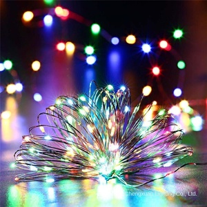 LED Battery Box Light Strings mit Kupferdraht-PVC-Gehäuse und USB-Anschluss mit Wave Ball für den Lager gebrauch - Product Image 2