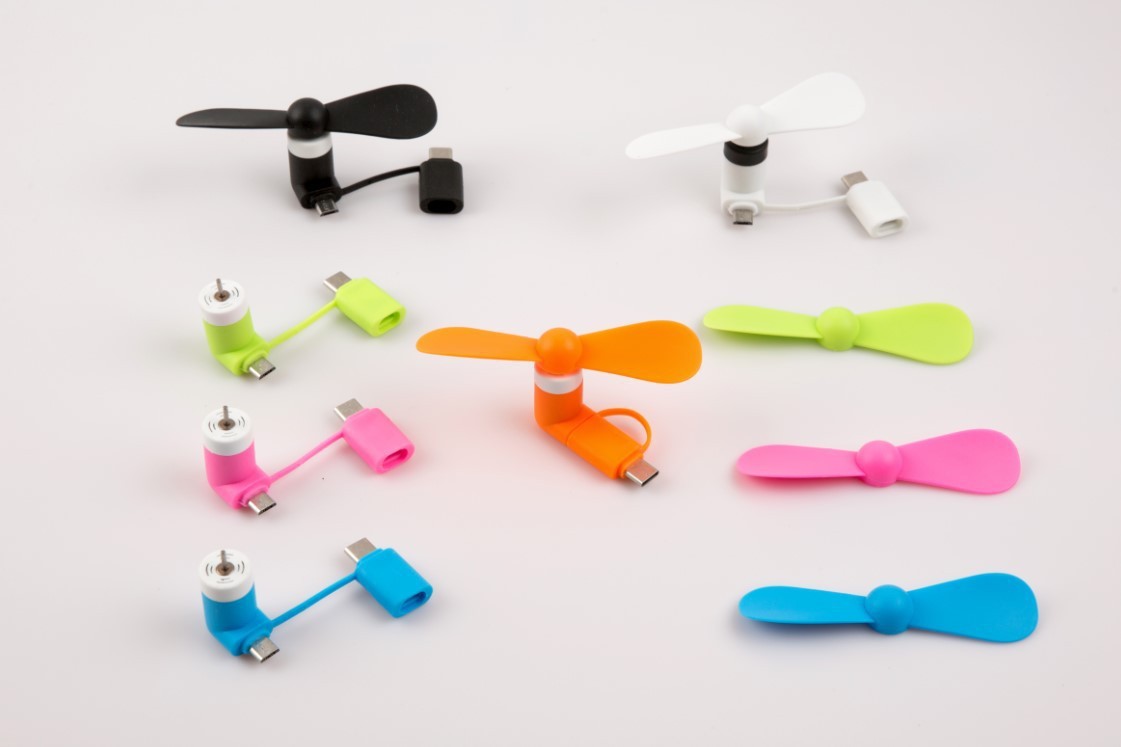 Android type-c 2-in-1 mobile phone fan bare metal