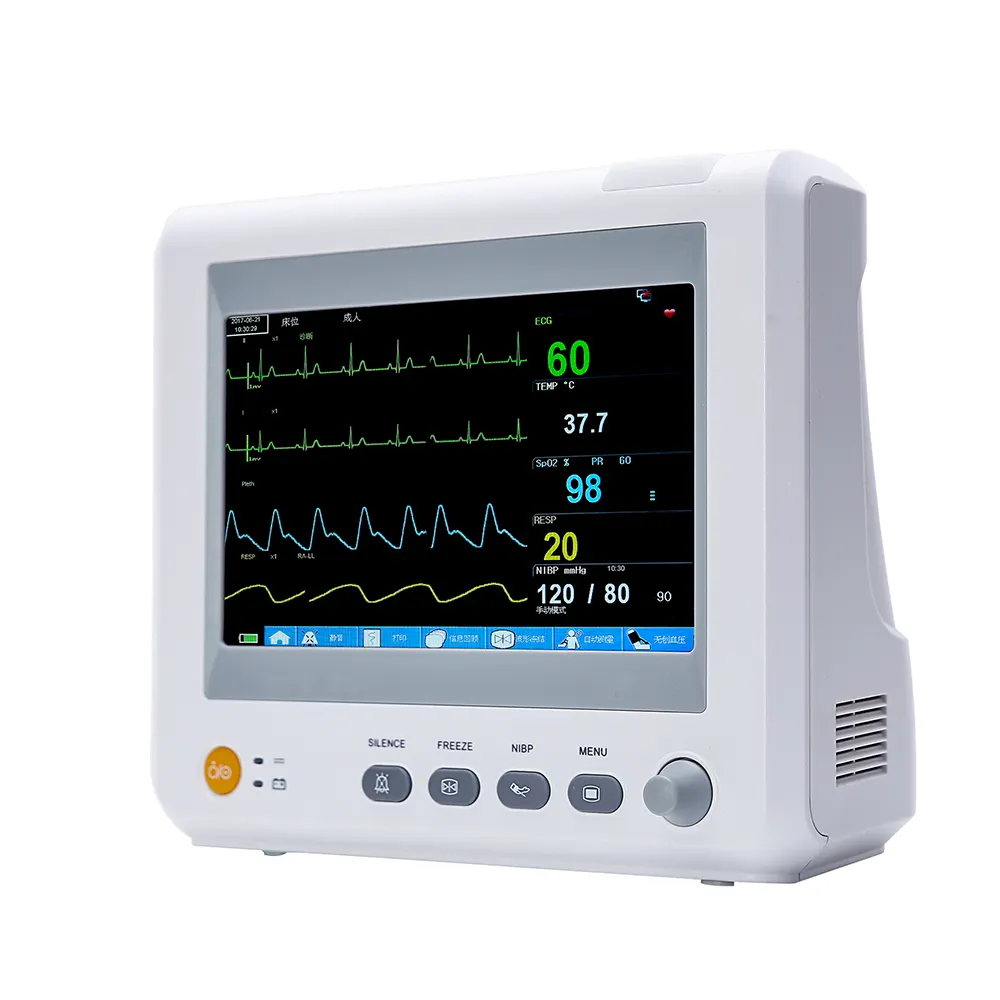 Yonker M7 transport patient monitor output de signos vitales monitor ambulance portable cardiac monitor