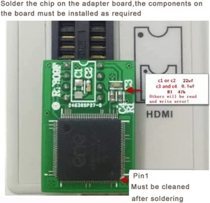 RT809F Programmer 8 Adapter IC Clips Eprom Programmer Chip Program 1.8V Adapter VGA LCD Programmer ICSP Board 24 25 93 Series IC - Product Image 5