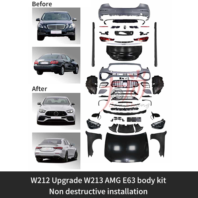 W212 actualización w213 AMG E63 kit de carrocería