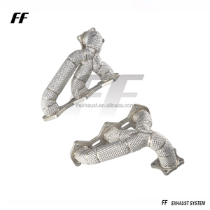 Tuning Free Flow <strong>Header</strong> for PORSCHE 911 992 3.0T 2020-2024 Heat Shield Straight Manifold <strong>Header</strong> Race Exhaust System - Product Image 3