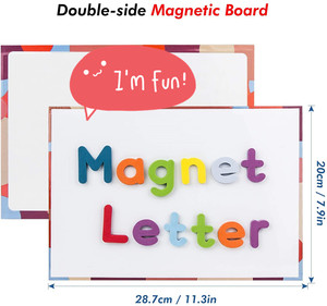 Bảng Chữ Cái Bảng Chữ Cái Câu Đố Giáo Dục Từ Chính Tả Bộ Chữ Cái Từ Tính Với Bảng Từ Hai Mặt - Product Image 2