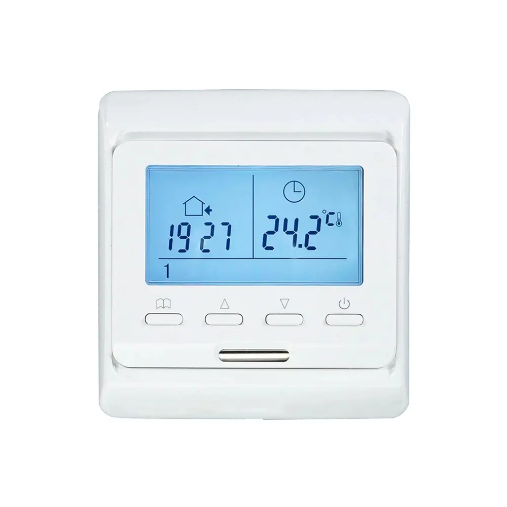 Termostato FCU de alta precisión con LCD E51, termostato digital inteligente multifuncional