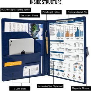 Meeting Bound <strong>Folders</strong> <strong>A4</strong> Organizer Resume Padfolio Portfolio <strong>Folder</strong> Multi-pocket <strong>A4</strong> Leather <strong>Conference</strong> <strong>Folder</strong>