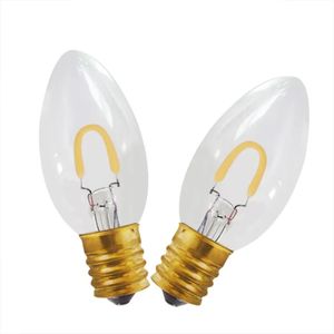 120V 220V E17 0.6W 1W <strong>1.5W</strong> C9 <strong>LED</strong> Replacement Light Bulb <strong>LED</strong> Christmas Filament Light Bulbs for String Lamp - Product Image 3
