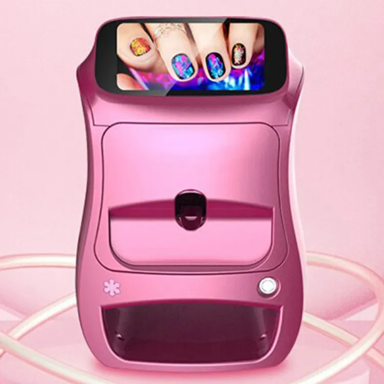 Mini Home Use Nails Printer Máquina 3d Melhor Digital Nail Art Polish Máquina Impressora 3d Equipamento Digital Saudável E Bonito