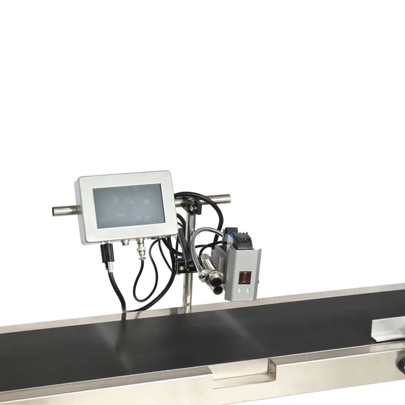 Imprimante à jet d'encre automatique en ligne WZ130 sac d'emballage de date de production petite machine automatique de codage laser à grands caractères
