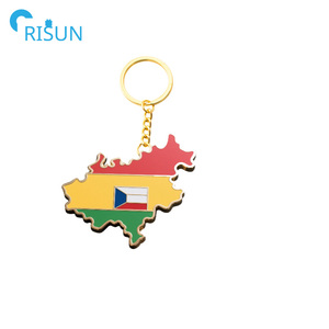 Toptan Metal harita anahtarlık özel Logo Texas eyalet bayrağı afrika almanya kanada Italia aslan kulübü emaye anahtarlıklar anahtarlık - Product Image 5