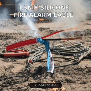 Bakır 2*1.5mm yangın kablosu korumalı yangın alarmı kablo PH 30 PH120 yangına dayanıklı kablo 2 çekirdekli veya 4 çekirdekli 1.5mm veya 2.5mm - Product Image 5