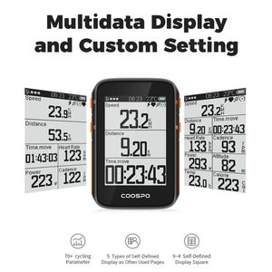 Ordenador de bicicleta inalámbrico impermeable GPS para bicicleta con retroiluminación automática pantalla LCD BT velocímetro odómetro para bicicleta de carretera Moun - Product Image 3