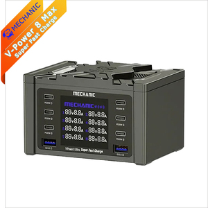 Mekanik v-güç 8 Ultra 8Max süper hızlı şarj LED bağımsız dijital ekran 15W kablosuz şarj elektronik ürün şarj - Product Image 4