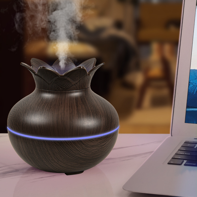 X12 lotus humidifier-deep wood grain