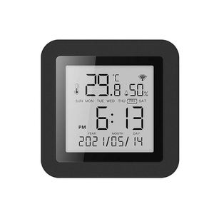 Tuya akıllı wifi uzaktan kumanda akıllı kontrol wifi IR denetleyici sıcaklık ve nem sensörü ile ekran - Product Image 1