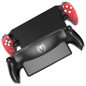 PSポータル用のフルセットDIY交換シェルPS5ポータル用のパーソナライズされたカスタムスパイダーゲームコンソールフェースプレート保護ケース - Product Image 1