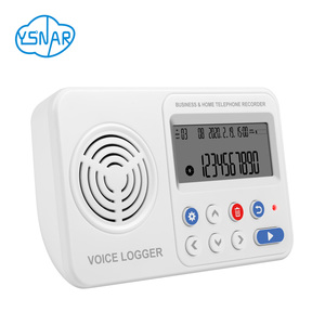 Grabadora de voz y llamada telefónica independiente de 1 canal, tarjeta SD de línea única, registrador de voz para teléfono PSTN o sistema de Radio/intercomunicador de 2 vías - Product Image 1