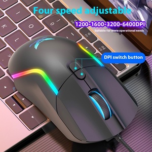G28 RGB Game Mouse Wettbewerbs fähige Mini-Maus Chicken Macro Programming Factory Direct Buntes RGB für Computer Right Plastic