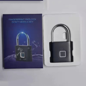 无钥匙智能挂锁带指纹生物识别USB充电式智能锁 - Product Image 5