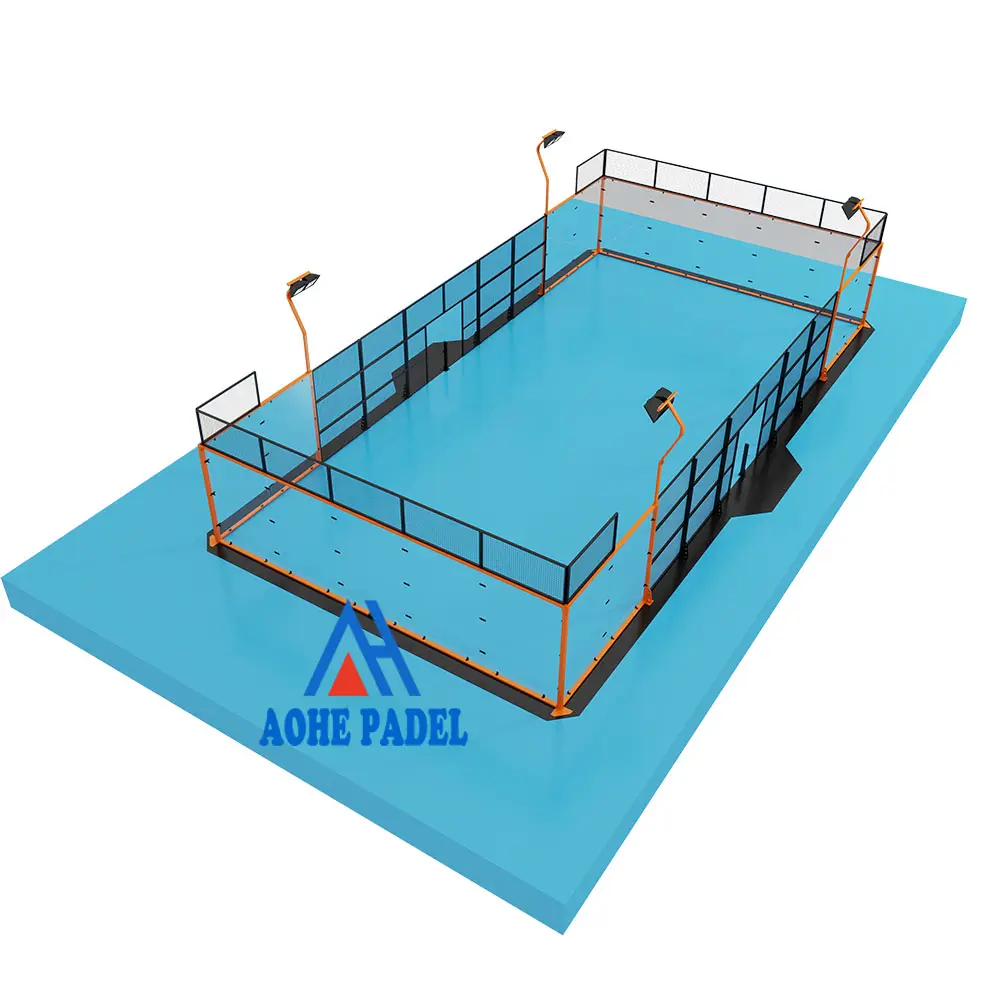 outdoor indoor China tennis court synthetic panoramic Portable Paddle Tennis Court