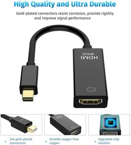 4K 60Hz <strong>HDMI</strong> to Mini DisplayPort Converter Adapter, <strong>HDMI</strong> to Mini DP Converter Adapter for <strong>HDMI</strong> Equipped Systems - Product Image 2