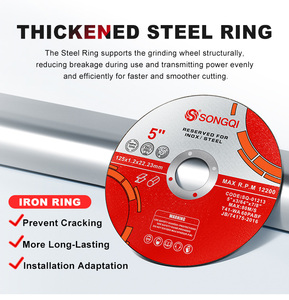 SONGQI 125mm 5 Inch Abrasive Ultrathin Cutting <strong>Disc</strong> for Metal