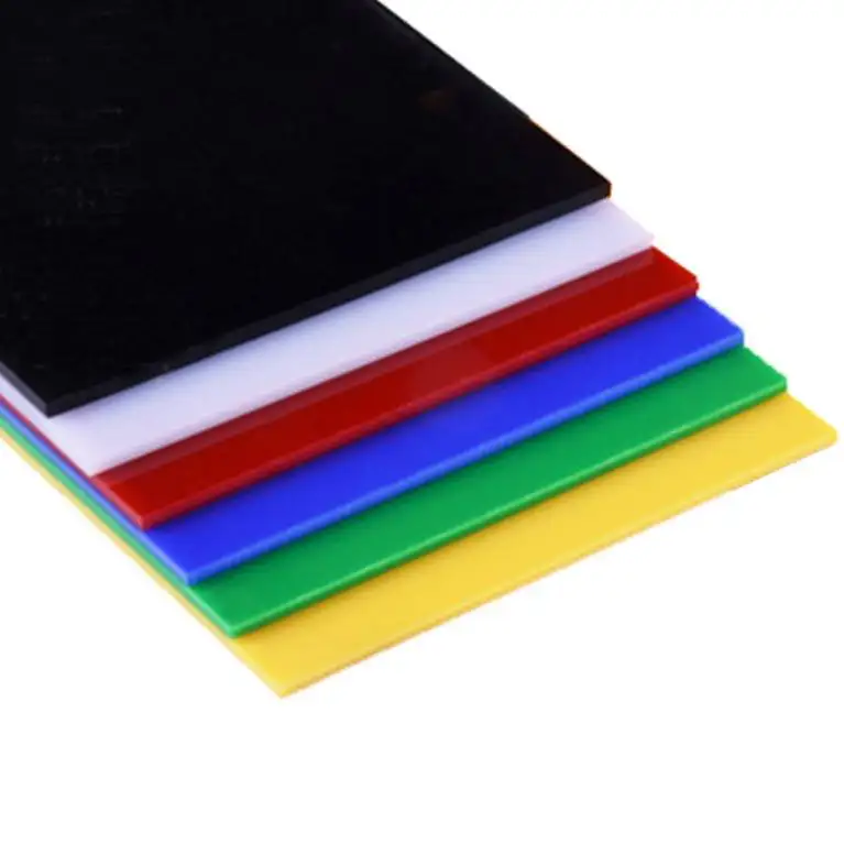 Kinho Factory Perfekte Qualität 1220x2440mm 4 x8ft 3mm 5mm 6mm Farbe PMMA-Blatt Weiß Blau Schwarz Rot Acryl platte