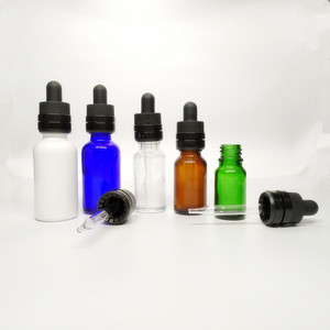 5ml 10ml 15ml 20ml 30ml 50ml 100mlアンバークリアコバルトブルーグリーンエッセンシャルオイルガラス瓶ピルファープルーフと<span class=keywords><strong>CR</strong></span>ドロッパー付き