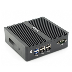 Hystou 12V Dual Lan Nhỏ Không Quạt Công Nghiệp PC Rẻ Hơn N3160 Win10 Máy Chủ Mini PC - Product Image 1