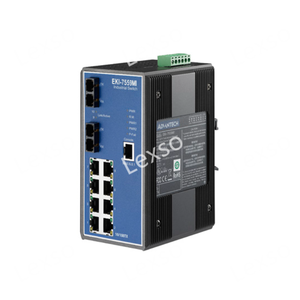 Advantech EKI-7559MI 2 porte in fibra ottica di tipo SC 8 Switch di rete Ethernet industriale gestito in modalità multimodale con ampia temperatura - Product Image 1
