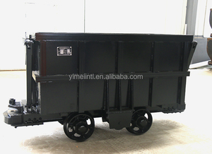 Side Dumping Mining Rail Car Entladen Shuttle Cart Underground Mine Wagon