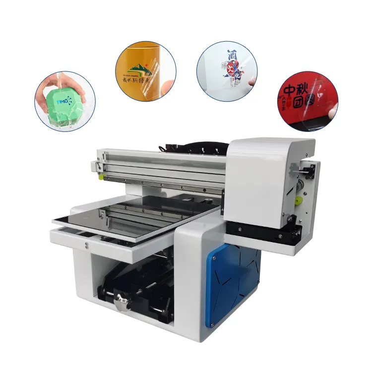 Groothandelsprijs Uv Ab Dtf Pet Film Transfer Sticker Drukmachine Mini A4 Uv Flatbed Dtf Sticker Printer