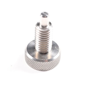 Stainless Steel <strong>Spring</strong>-<strong>loaded</strong> Knurled Knob Head M6 Lock Out Hand <strong>Retractable</strong> Indexing Plunger Release <strong>Pin</strong>