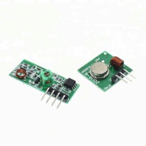 Kit de módulo receptor y transmisor inalámbrico RF de 433/ 315Mhz para Arduino