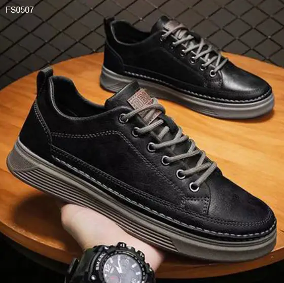 Sapatos masculinos de luxo, tênis esportivo casual, preto, para homens, atacado