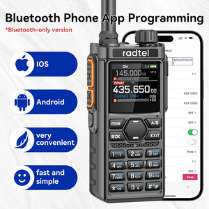 Radtel RT-910B 5W 6M Walkie-Talkie per applicazioni Bluetooth programmazione 45-59MHz TX/RX 960 canale AM/FM Air Band C-Type Spectr