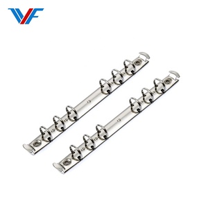 Nhà máy kim loại mạnh mẽ 6 vòng cơ chế Vòng chất kết dính Clip mở kim loại 6 Vòng chất kết dính cho nhật ký - Product Image 1