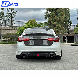インフィニティQ50ダックテールブーツ用CSLスタイルカーボンファイバートランク - Product Image 5