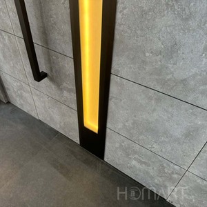 XIN Homartモダンアルミ装甲ドアセキュリティセンサー照明カスタムスイングメインデザイン卸売断熱その他 - Product Image 3