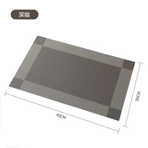 适用于餐厅和酒店桌垫的PVC餐垫耐热防滑杯垫 - Product Image 6